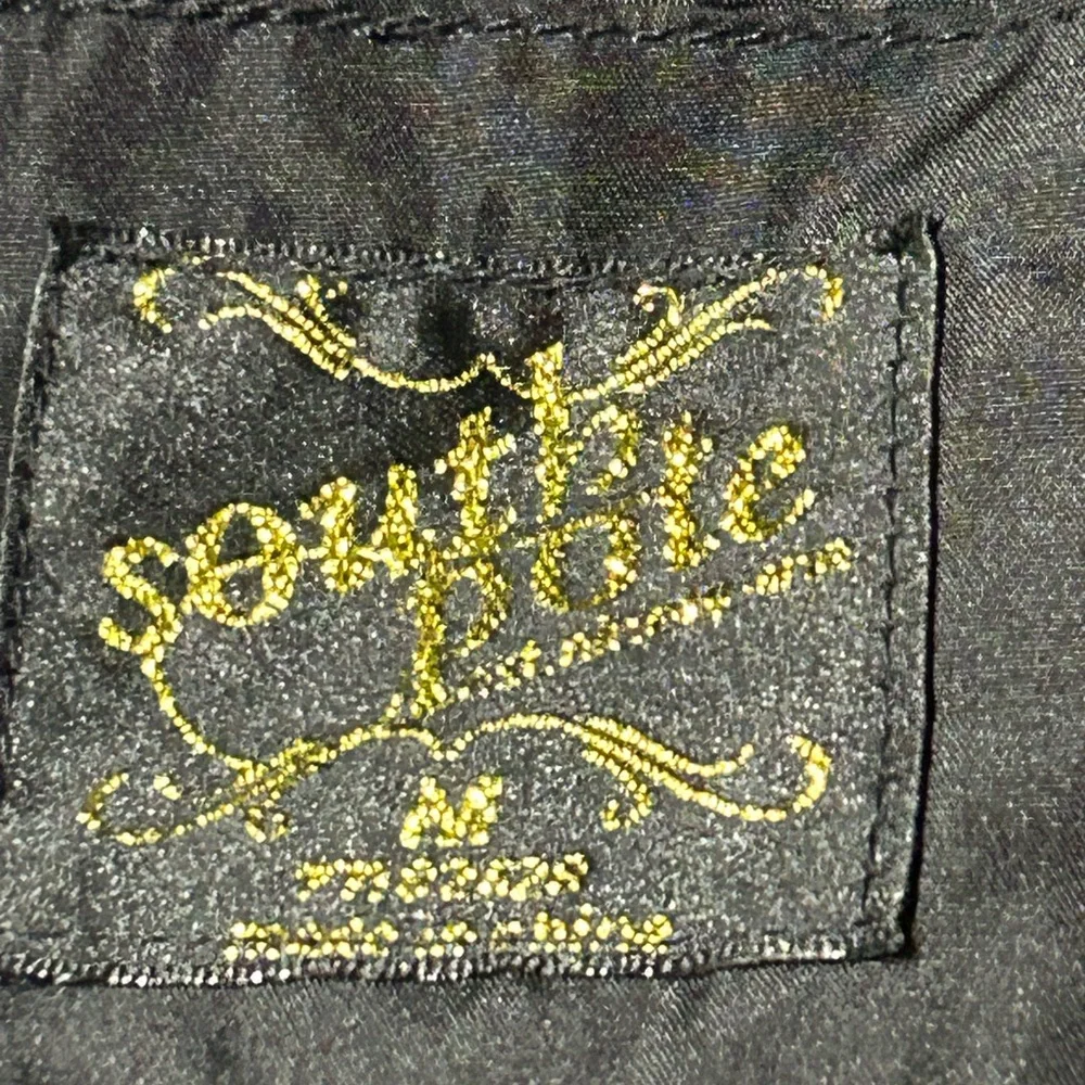 South pole girls zip up vest with fur hoodie, size‎ medium